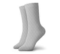 Calcetines De Compresión Líneas Geométricas Abstractas De Clave Griega Con Motivo Antiguo En Un Laberinto Gris Calcetines Deportivos Cómodo Antiolores Calcetiness 40 Cm