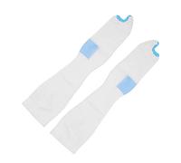 Calcetines de Compresión, Medias de Compresión de Muslo Promoción de la Circulación Sanguínea Fibras Acrílicas Elásticas Abiertas hasta el Muslo para el Hogar(SG)