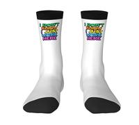 Calcetines De Compresión No Lo Sé, Yo Solo Trabajo Aquí. Medias Casuales Calcetine Cortos Suaves Calcetines De Ciclismo Para Running Trekking Senderismo 40CM