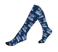 Calcetines De Compresión No Quiero Ser Grosero, Pero Cállate Y Vete Cómodos Medias Compresion Antideslizantes Medias Hasta La Rodilla Para Soporte Enfermera Varicosas Atletismo Mujeres 50Cm