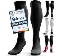 Calcetines de Compresión para Hombres y Mujer (20-30mmHg ) Medias de Compresion Varices, Deporte, Running, Embarazo, Circulación Sanguínea, Vuelos y Trombosis, Enfermeria, Médicos LXL