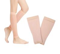 Calcetines De Compresión Para Mujer, 20-32 Mmhg Suaves Y Respetuosos Con La Piel Calcetines De Compresión Para Varices Calcetines Sin Pies Para La Hinchazón Espinillera Varices (Edemaskin Tono M)