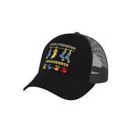 Calcetines De Concienciación sobre El Síndrome De Down Unisex Snapback Cap Suave Sombrero Casual Gorra De Béisbol para Running Aire Libre Golf