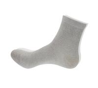 Calcetines de conexión a tierra, calcetines conductores de fibra plateada para mujeres y hombres, calcetines conectados a tierra para alfombrilla de conexión a tierra, sábanas, zapatos, Gris (1 par