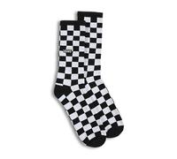 Calcetines De Crew Vans Checkerboard - Negro/Blanco