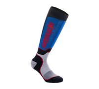 Calcetines de Cross Alpinestars Plus Negro/Blanco/Azul RealM Negro,Blanco,Azul Real