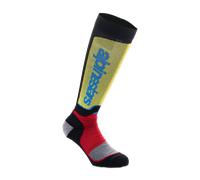 Alpinestars Mx Plus Socks, Black Red Light Blue, S