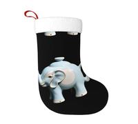 Calcetines de decoración de Navidad con diseño de elefante HJFCZH de cerámica, decoración del hogar, suaves y cómodos para oficina, árbol de Navidad, chimenea