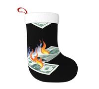 Calcetines de decoración de Navidad con texto en inglés "HJFCZH Burning Desire", decoración del hogar, suaves y cómodos para oficina, árbol de Navidad, chimenea