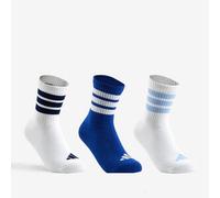 Calcetines de deporte adidas júnior high x3 azul blanco 34/36
