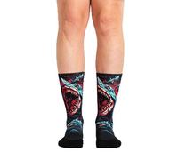 Calcetines de deporte, crossfit, ciclismo, running, Ridefyl The Shark ML