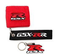 Calcetines de depósito de Freno de líquido de Aceite Delantero de la Motocicleta for GSXR GSX-R 1300 1000 750 600 250 K1 K2 K3 K4 K5 K6 K7 K8 K9 K10 K11 (Color : Silver)