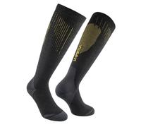 Calcetines de esquí alpinismo La Sportiva Wool Tech Socks (Negro/Amarillo)