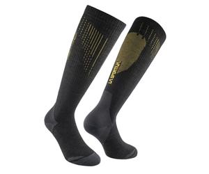 Calcetines de esquí alpinismo La Sportiva Wool Tech Socks (Negro/Amarillo)