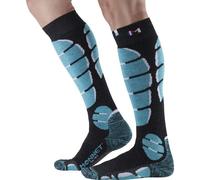 Monnet - Calcetines de esquí - Ski Medium Socks Bleu de Lana - Talla 43-44 - Azul Azul 43-44