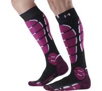 Monnet - Calcetines de esquí mujer - Ski Medium Socks Rose para Mujer de Lana - Talla 35-36 - Rosa Rosa 35-36