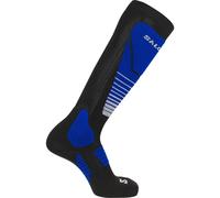 Calcetines de esquí Salomon S/Pro, negros 39-41 Black/Dazzling Blue/white
