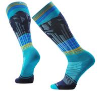Calcetines de esquí Smartwool Ski Targeted Cushion Summit Shot OTC Socks Talla de calcetines: 46-49 / Color: azul