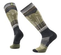 Calcetines de esquí Smartwool Ski Targeted Cushion Summit Shot Otc Talla de calcetines: 38-41 / Color: negro/verde