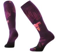 Smartwool - Calcetines de esquí mujer - W Ski Full Cushion Alpine Auroras OTC Socks Purple Iris para Mujer - Talla S - Púrpura Púrpura S