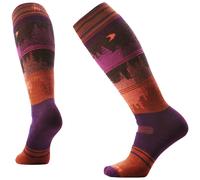 Calcetines de esquí Smartwool W Snowboard Full Cushion Twilight Talla de calcetines: 38-41 / Color: violeta/naranja