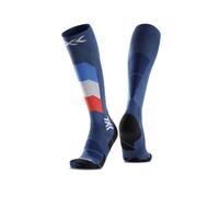X-Socks - Calcetines de esquí - Ski Perform Patriot France OTC France - Talla 42-44 - Azul Azul 42-44
