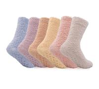 Calcetines de Felpa Antideslizantes para Mujer - Suaves, Cómodos y Cálidos para el Invierno, el Sueño y el Hogar