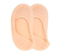 Calcetines de gel hidratante que evitan el talón agrietado seco y los pies agrietados, calcetines de día y noche, calcetines antideslizantes de hidroterapia de gel