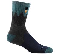 Calcetines de hombre Darn Tough Number 2 Micro Crew Midweight With Cushion Talla de calcetines: 46-49,5 / Color: gris/azul