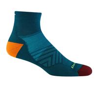 Calcetines de hombre Darn Tough Run 1/4 Ultra-Lightweight With Cushion Talla de calcetines: 41-42 / Color: azul/naranja