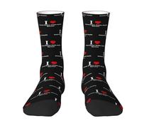 Calcetines De Hombres Me Encanta El Servicio De Salud Pública De Los Estados Unidos. Duraderos Calcetines De Trabajo Deportivos Calcetín Hombre Para Trabajo Futbol Uso Diario 40Cm