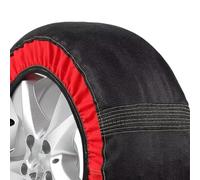 Calcetines de invierno para neumáticos antideslizantes, alternativas a cadenas de nieve con nailon de súper fibra para ruedas de coche y camión, compatibles con baja holgura, fácil instalación