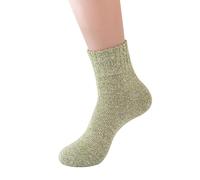 Calcetines de lana cálidos para mujer, lana de punto gruesa, suave, informal, calcetines elegantes, calcetines de invierno, calcetines largos, ropa interior térmica acogedora para días fríos (GN1