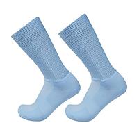 Calcetines de malla aero ciclismo calcetines de silicona verano refrescante transpirable pro racing antideslizante silicona calcetines deportes calcetines ciclismo ( Color : Blue , Size : For adults )