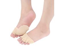 Calcetines de medio pie, calcetines de cinco dedos con punta abierta, zapatos de tacón alto para mujer, bombas invisibles, medias puntas finas de verano y almohadillas para las palmas de los pies,