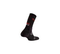 Calcetines de montaña lurbel mountain five negro/rojo 45 - 47