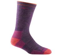 Darn Tough Vermont Merino Wool Boot Socks Cushion Equipamiento al Aire Libre, Ciruela Jaspeado, M para Mujer