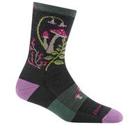 Calcetines de mujer Darn Tough Mellow Mushrooms Micro Crew Lightweight With Cushion Talla de calcetines: 41-42 / Color: negro