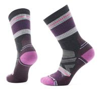 Calcetines de mujer Smartwool W Hike Full Cushion Saturnsphere Crew Talla de calcetines: 34-37 / Color: negro/violeta