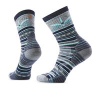 Calcetines de mujer Smartwool W Hike Targeted Cushion Dragon Stitch Mid Crew Talla de calcetines: 34-37 / Color: azul oscuro