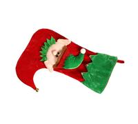 Calcetines de Navidad, bolsa de regalo de caramelos, elfos de dibujos animados, calcetines colgantes para chimenea, decoración, calcetines, bolsa de regalo, adorno de árbol