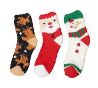 Calcetines de neopreno para mujer, calcetines de flojel, calcetines casuales para dormir, para tallas 6 a 9, calcetines cálidos y acogedores, calcetines de microfibra, calcetines para mujer, 39-42