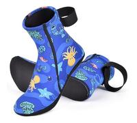 Calcetines de Neopreno para niños, Calcetines de Buceo, Neopreno para niños con Aislamiento térmico, Arena de Agua Antideslizante y antiarañazos para Buceo, Snorkel, Surf, Deportes acuáticos