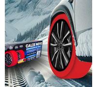 Calcetines de nieve para coche, homologados EN 16662-1 2020, fácil de montar en 2 minutos, 6 tamaños disponibles (M)