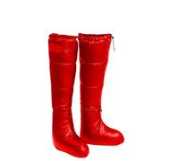 Calcetines de plumón for Acampar, Botines, Saco Dormir, Calcetines, Botas, for, botín para Casa,Dormitorio(Red)