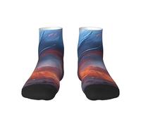 Calcetines de primavera y otoño con estampado de dragón mágico para adultos, transpirables, para todas las estaciones, 1 Negro, talla única