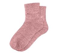 Calcetines de punto lisos para mujer, color rosa claro, calcetines térmicos, calcetines cortos, transpirables, disfraces de carnaval con lentejuelas, calcetines de cama, calcetines de lana ligeros