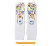 Calcetines de reflexología, calcetines de reflexología con herramientas - Calcetines de masaje para los pies - del estrés del algodón para el cuidado del cuerpo cansado Adultos después del entrenamien