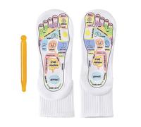 Calcetines de reflexología de pie, calcetín y herramienta de masaje de pies - Calcetines de masaje de reflexología | del estrés del algodón para el cuidado del cuerpo cansado Adultos después del entre