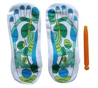 Calcetines De Reflexología Herramienta De Acupresión 1 Par De Calcetines De Acupresión De Algodón De Masaje Marcados Con Varilla De Masaje Reflexología Podal Para Hombres Y Mujeres